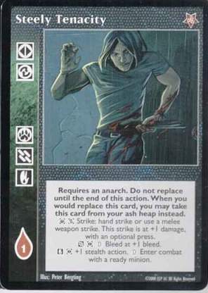Steely Tenacity [TR set] - VTES CCG