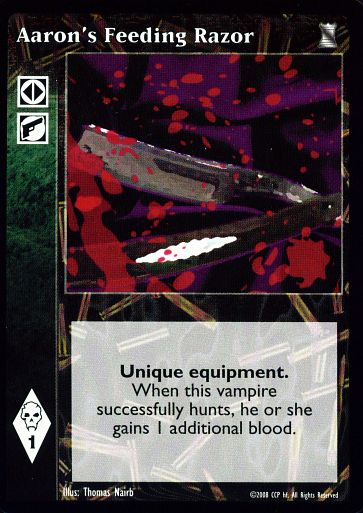 Aaron's Feeding Razor [KoT set] - VTES CCG
