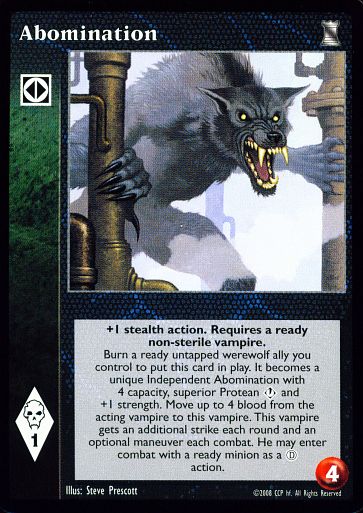 Abomination [KoT set] - VTES CCG