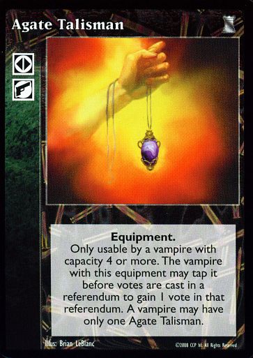 Agate Talisman [KoT set] - VTES CCG