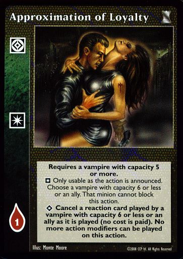 Approximation of Loyalty [KoT set] - VTES CCG