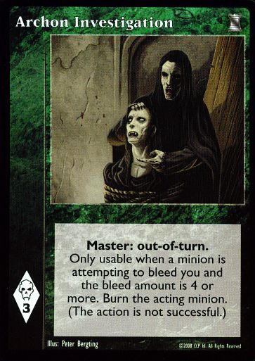Archon Investigation [KoT set] - VTES CCG