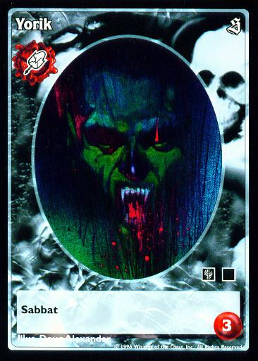 Yorik [Sabbat set] - VTES CCG