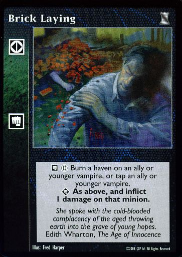Brick Laying [KoT set] - VTES CCG