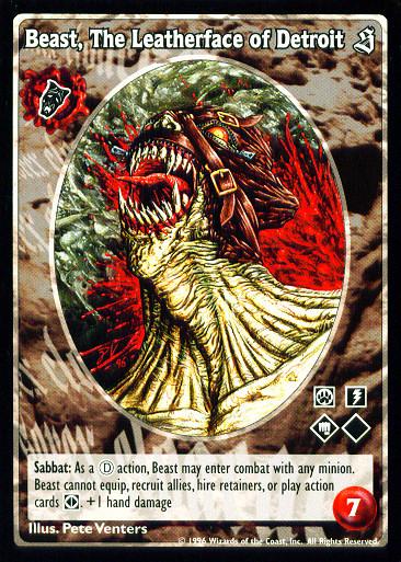 Beast, The Leatherface of Detroit [Sabbat set] - VTES CCG