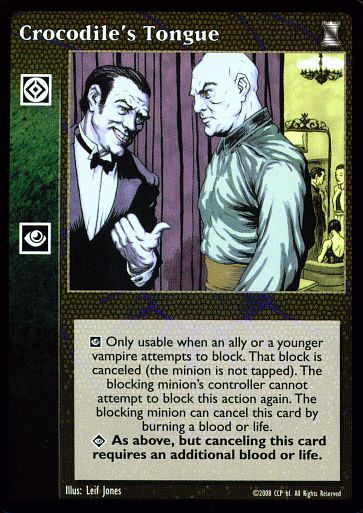 Crocodile's Tongue [KoT set] - VTES CCG