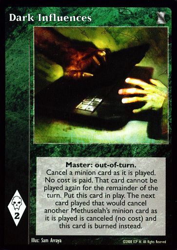 Dark Influences [KoT set] - VTES CCG