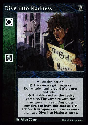 Dive into Madness [KoT set] - VTES CCG