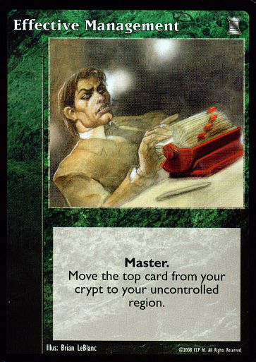 Effective Management [KoT set] - VTES CCG