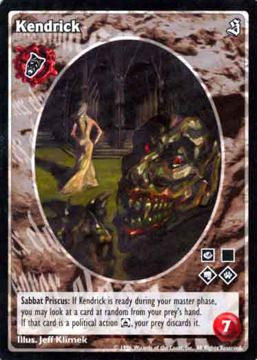 Kendrick [Sabbat set] - VTES CCG