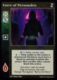 Force of Personality [KoT set] - VTES CCG