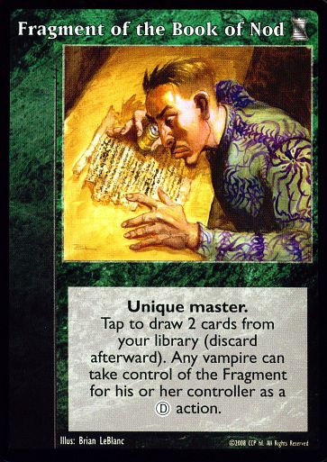Fragment of the Book of Nod [KoT set] - VTES CCG