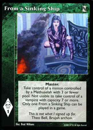 From a Sinking Ship [KoT set] - VTES CCG