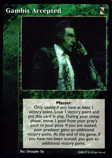 Gambit Accepted [KoT set] - VTES CCG