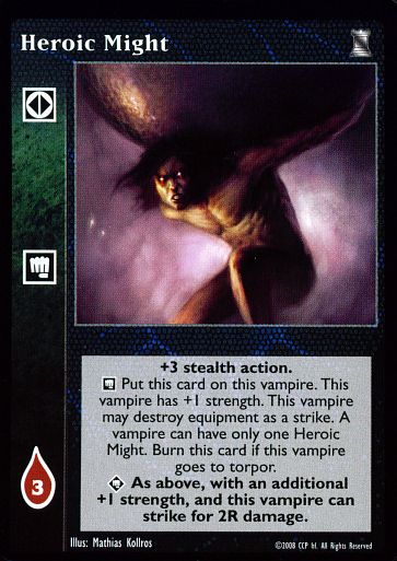 Heroic Might [KoT set] - VTES CCG