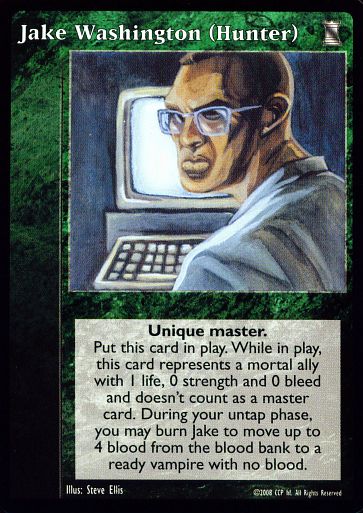 Jake Washington [KoT set] - VTES CCG