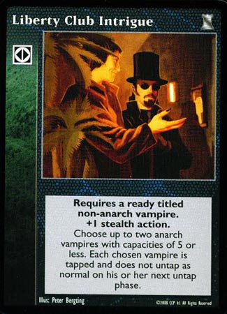 Liberty Club Intrigue [KoT set] - VTES CCG