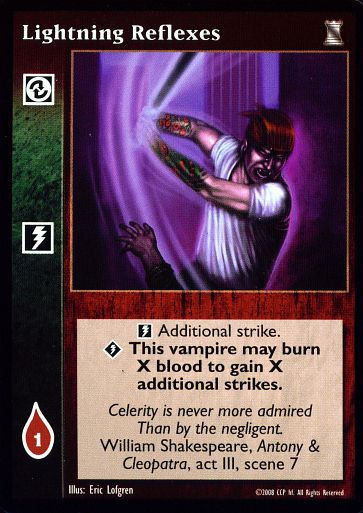Lightning Reflexes [KoT set] - VTES CCG