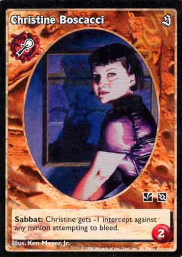 Christine Boscacci [Sabbat set] - VTES CCG