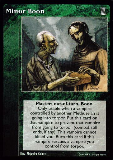 Minor Boon [KoT set] - VTES CCG