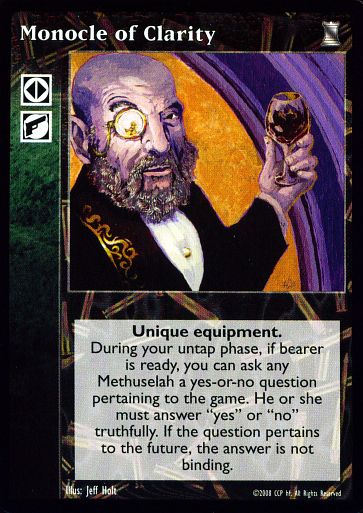 Monocle of Clarity [KoT set] - VTES CCG