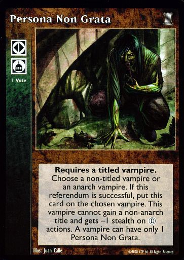 Persona Non Grata [KoT set] - VTES CCG