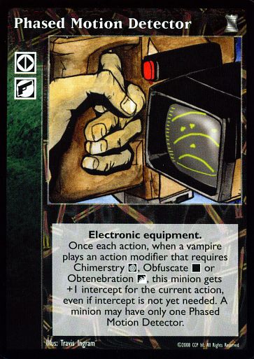 Phased Motion Detector [KoT set] - VTES CCG