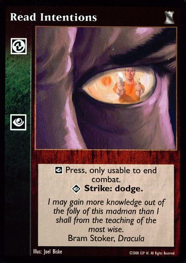 Read Intentions [KoT set] - VTES CCG