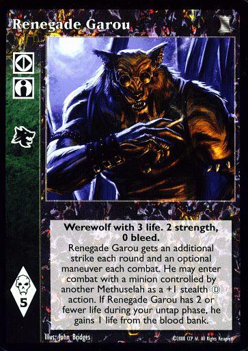 Renegade Garou [KoT set] - VTES CCG