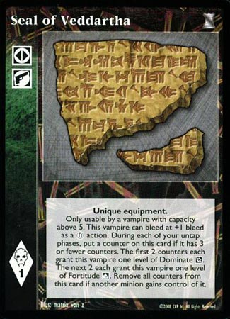 Seal of Veddartha [KoT set] - VTES CCG
