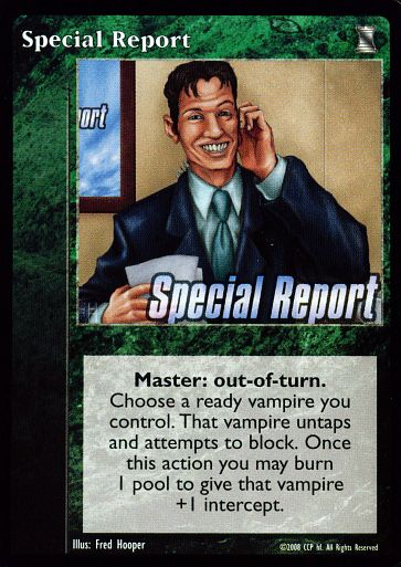 Special Report [KoT set] - VTES CCG