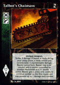 Talbot's Chainsaw [KoT set] - VTES CCG