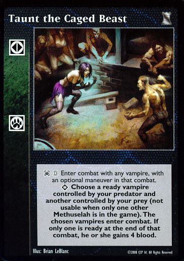 Taunt the Caged Beast [KoT set] - VTES CCG