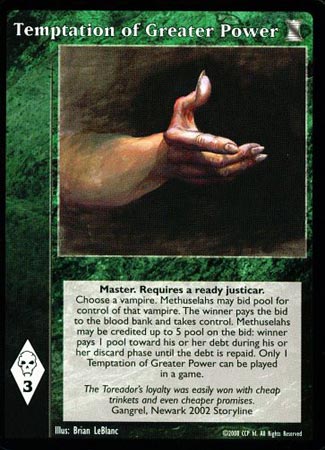 Temptation of Greater Power [KoT set] - VTES CCG