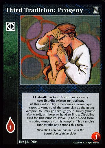 Third Tradition: Progeny [KoT set] - VTES CCG