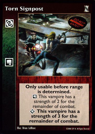 Torn Signpost [KoT set] - VTES CCG