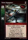 Torn Signpost [KoT set] - VTES CCG