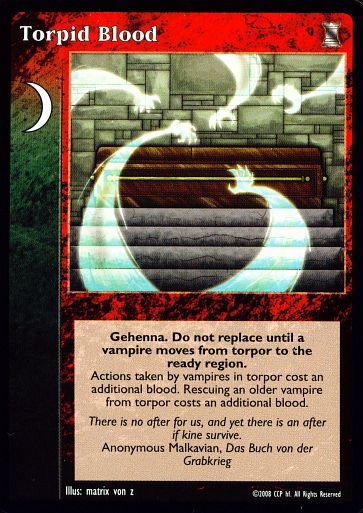 Torpid Blood [KoT set] - VTES CCG