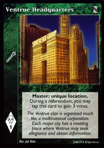 Ventrue Headquarters [KoT set] - VTES CCG