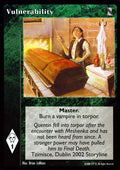 Vulnerability [KoT set] - VTES CCG