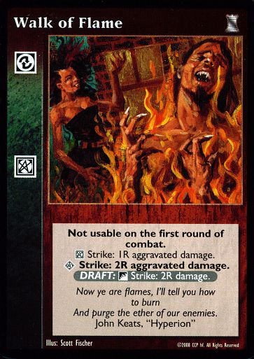 Walk of Flame [KoT set] - VTES CCG