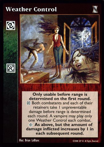 Weather Control [KoT set] - VTES CCG