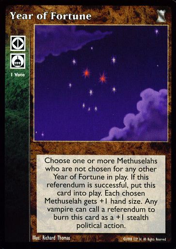 Year of Fortune [KoT set] - VTES CCG