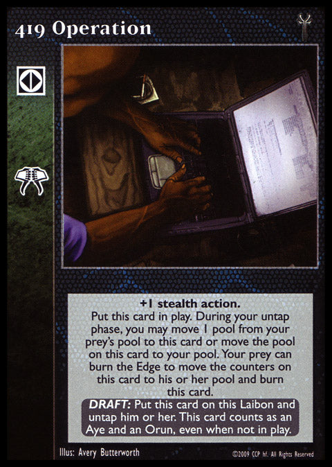 419 Operation [EK set] - VTES CCG