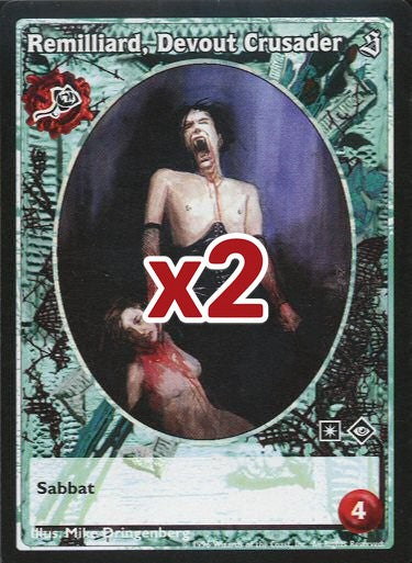Remilliard, Devout Crusader [Sabbat set] - VTES CCG