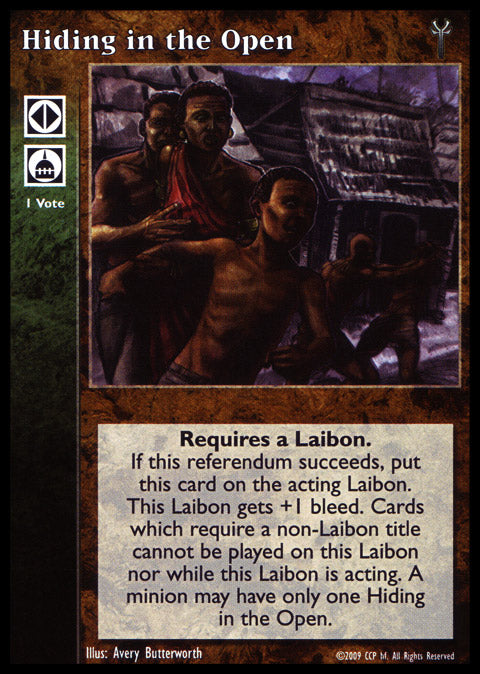 Hiding in the Open [EK set] - VTES CCG