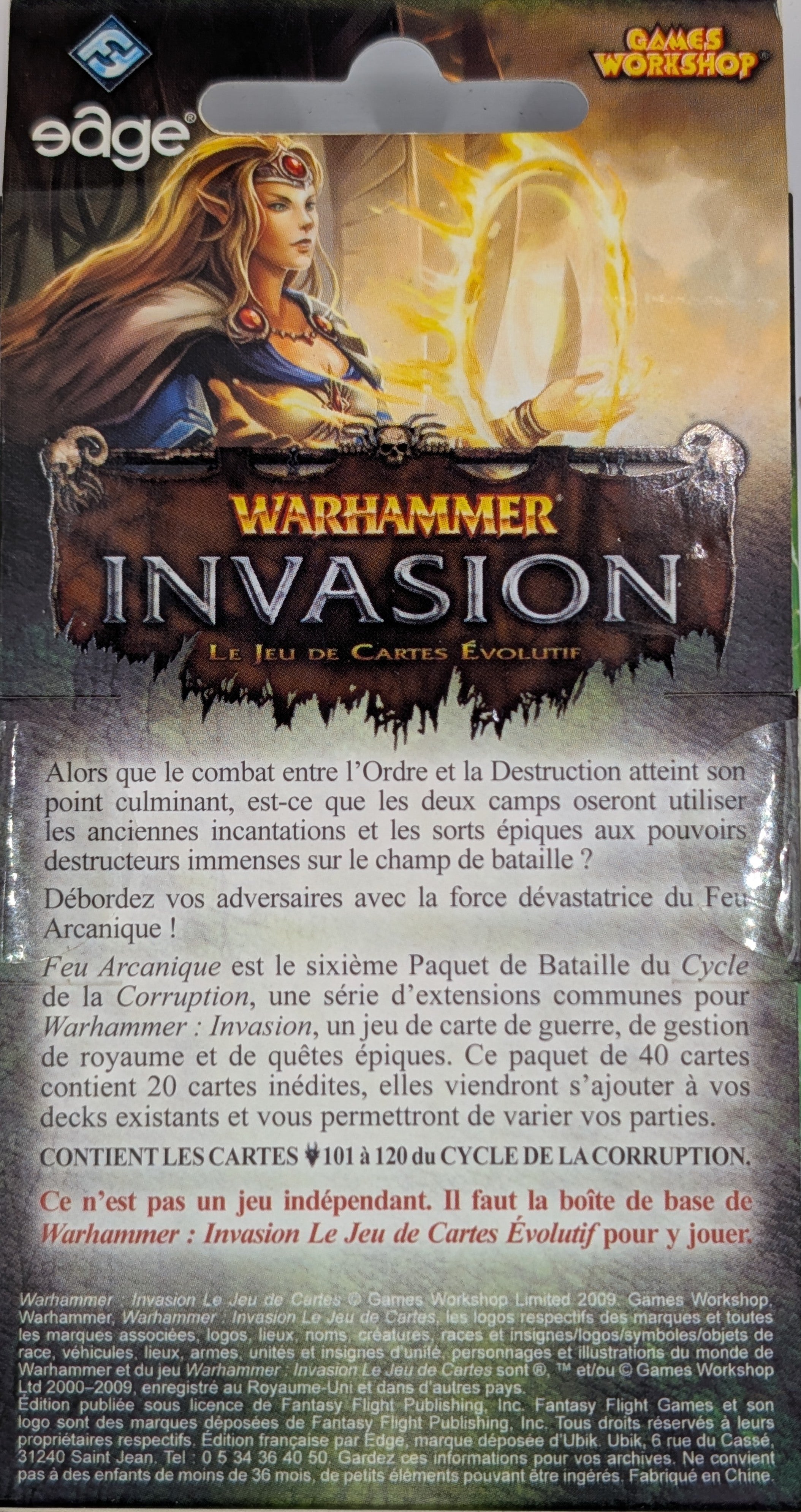 Feu arcanique [Warhammer Invasion]