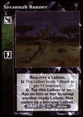 Savannah Runner [EK set] - VTES CCG