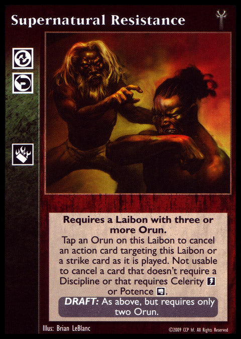 Supernatural Resistance [EK set] - VTES CCG