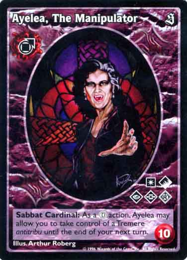 Ayelea, The Manipulator [Sabbat set] - VTES CCG